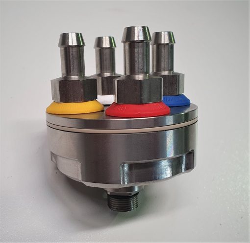 ST-163.1 4 Way Chemical Dosing Valve for ST-160, ST-164, ST-167, 9mm Hose Tail